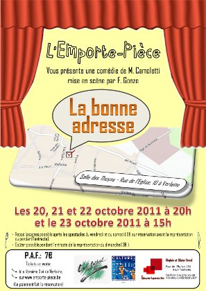 Affiche de la pièce