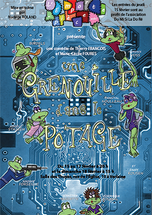 Affiche du spectacle Une grenouille dans le potage